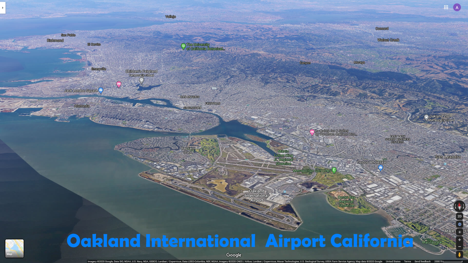 Oakland International  Aeroport californie